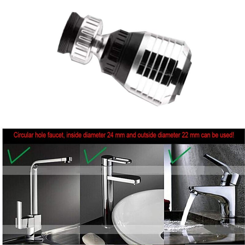 WINBOB 360 Rotate Swivel Water Saving Tap Aerator Diffuser Faucet Nozzle Filter Adapter - Image 2